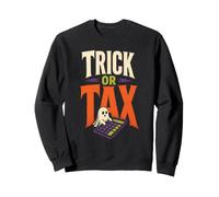 Halloween Accountant Trick Or Tax Spooky Ghost Gift Sweatshirt
