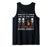 Halloween ADHD Why Fit in When You were Born to Stand Out Tank Top