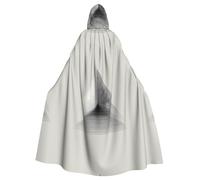 Halloween Adult Hooded Cape Cloak YYHHAOFA Dreams Pattern Super Large Hooded Cloak with Bow Tie