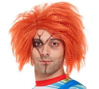 Halloween Adult Licensed Chucky Wig Childs Play Fancy Dress Wig by Smiffys