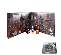 Halloween Advent Calendar 2024, Kids Halloween Doll Advent Calendar with 31 Gnome Figures Halloween Toys, 31 Days Halloween Countdown Advent Calendar Decorations