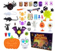 Halloween Advent Calendar 2025 Contains 34 Toys,10 Days Halloween Countdown Calendar