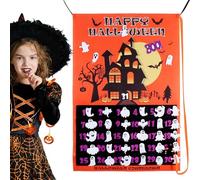 Halloween Advent Calendar 2025, Detachable Ghosts Felt Countdown Calendar, Wall Hanging Halloween Decorations for Kids and Family, Advent, 2025