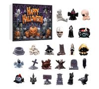 Halloween Advent Calendar 2025, Halloween Countdown Calendar 2025 for Kids and Adults with 24 pcs Classic Doll Collectible Figures, Hanging Charms & Mini Decorations