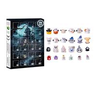 Halloween Advent Calendar 2025, Halloween Countdown Calendar with 24Pcs Mini Ghost Figurines,Collectible Scary Ghost Miniature Dolls for Party Home Table