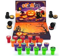 Halloween Advent Calendar 2026, Trick or Treating 24 Pcs Stamps for Kids