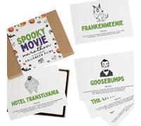 Halloween Advent Calendar-Twenty-Four Days Of Movie Card Set, 24-Day Halloween Countdown Calendar for Kids and Adults with 24 pcs Movie Cards