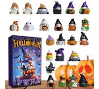 Halloween Advent Toy 2025,24 Days Gnome Doll Countdown Calendar - Adorable Halloween Figure Doll for Shelf Desk Bedroom Living Room Display