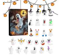 Halloween Advent Toy 2025 | 24 Days Gnome Figurine Countdown Calendar for Child | Halloween Figurine Doll, Home Decoration for Wife Husband Women Teens Boys