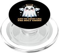 Halloween Ain't No Ghost Like The Holy Ghost Angel Halo PopSockets PopGrip for MagSafe