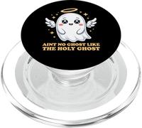 Halloween Ain't No Ghost Like The Holy Ghost Angel Halo PopSockets PopGrip for MagSafe