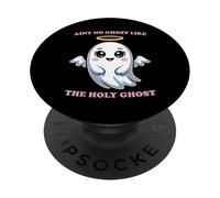 Halloween Ain't No Ghost Like The Holy Ghost Angel Women PopSockets Adhesive PopGrip