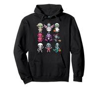 Halloween Alien T-Shirt - Cute Spooky Extraterrestrial UFO Pullover Hoodie
