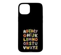 Halloween Alphabet Abc Spooky Monster Ghost Pumpkin Teacher Case for iPhone 15 Plus
