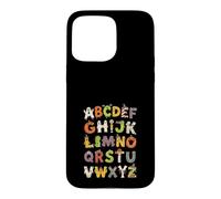 Halloween Alphabet Abc Spooky Monster Ghost Pumpkin Teacher Case for iPhone 15 Pro Max