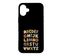 Halloween Alphabet Abc Spooky Monster Ghost Pumpkin Teacher Case for iPhone 16 Plus