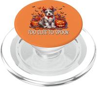 Halloween American Bulldog Is Too Cute To Spook Pit Bull Mom PopSockets PopGrip for MagSafe