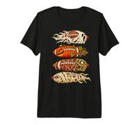 Halloween American Football Ghost Pumpkin Zombie Mummy Premium T-Shirt