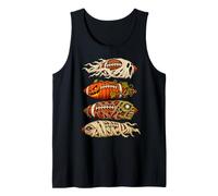 Halloween American Football Ghost Pumpkin Zombie Mummy Tank Top