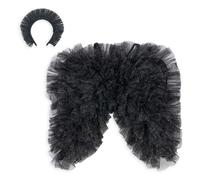 Halloween angel disguise Black one size
