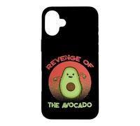 Halloween Angry Avocado - Halloween Vegetables Horror Vegan Case for iPhone 16 Plus