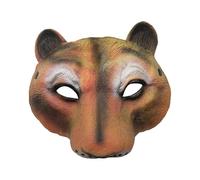 Halloween, Animal Face Cover, Leopard Costume Mask, Comfortable And Breathable Fit, Realistic Leopard Design, 9.45x7.87 Inches, For Adults, Friends, And Festive Group Events