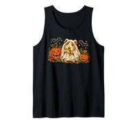 Halloween Animal Guinea Pig Ghost Taco Cute Spooky Pet Tank Top