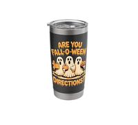 Halloween are You Fall-O-Ween Directions Ghost Stainless Steel Insulated Tumbler