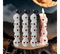 Halloween Aromatherapy Candle Set: Skull+Pumpkin+Bone Fingers Horror Set Limited Decoration Gift Edition