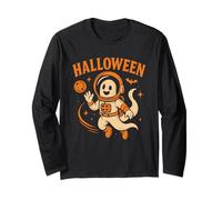 Halloween Astronaut Ghost in Space Long Sleeve T-Shirt