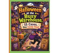 Halloween at the Busy Warehouse, 15 Cases, One Candy Thief: Sudoku Style Mystery Puzzles for Kids Ages 8-12, Level: Hard