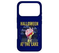 Halloween At The Lake Zombie Hand With Brain Scary Case for iPhone 17 Pro