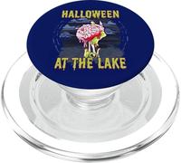 Halloween At The Lake Zombie Hand With Brain Scary PopSockets PopGrip for MagSafe