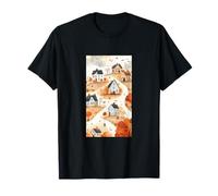 Halloween Autumn Farmhouse Pumpkins Fall Harvest T-Shirt