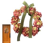 Halloween Autumn Wreath - Thanksgiving Door Hanging, Hydrangea Wreath, Door Hanging, Artificial Flower Decoration, Pastoral Style, Wall Hanging, Hydrangea Wreath