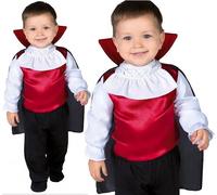FIESTAS GUIRCA Cute Vampire Baby Fancy Dress Costume - Toddler Vampire Costume including Vampire Cape - Baby Boys Age 2-3 Years
