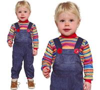 Halloween Baby & Toddler Naughty Evil Doll Fancy Dress Costume Babies Outfit fg