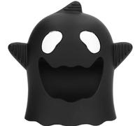 Halloween Baby Toys, Cute Ghost Teething Mitten, Soft Silicone Baby Teething Toys, Portable Teether for Soothing, Sucking Needs, Black, Silicone Teether