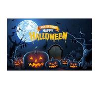 Halloween Backdrop - 70.87x43.31in Happy Party Banner | PC Spooky Photography Background, Festival Decoration Supplies, Holiday Wall for Kids Birthday for Adults Home