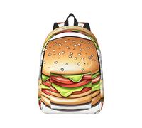 halloween backdrop Travel Backpack for Women Men Carry On Backpack 15.6inch Laptop Backpacks Weekender Bag, Fast Food, Small