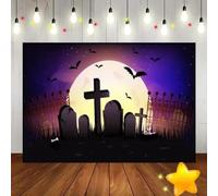 Halloween Background Baby Shower Skull Photography Backdrops Bloodstain Photo Ancient Trees Custom Birthday Backdrop Decoration 210X150cm