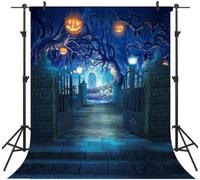 Halloween Background Halloween Backdrop Photography Background Seamless Pictorial Cloth Party Decorations for Adults 5X7FT