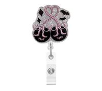 Halloween Badge Reel,Cute Cherry Acrylic Badge for ID Card Badge,Fun Telescoping Retractable Badge Holder Alligator Clip Accessories for Nurse,Medical Worker,Nursing Student,Teacher
