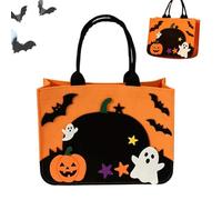 Halloween Bags - Halloween Trick-or-treating Tote Bags | Large Capacity Treat Bag , Festive Candy Tote for Kids Boys Girls Parties School