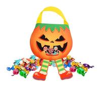Halloween Bags - Non-Woven Fabric Candy Tote, Holiday Party Favor Bag, Portable Snack Organizer, Toy and Treat Storage, Spooky Event Supplies | Exciting Party Activity for Haunted House School Retail