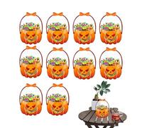 Halloween Bags with Handle Pumpkin Resealable Scary Pouch