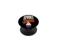 Halloween Baker Spooky Bakes Ghost Cute Season Gift PopSockets Adhesive PopGrip