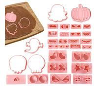 Halloween Baking Supplies - 30 Stamp Tools, Decorating Gadgets, Safe Kitchen | Festive Molds for Birthday Party, Thanksgiving, Autumn, Cookies, Cupcakes, Decorations
