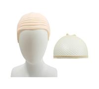 Halloween Bald Cap with Wig Cap,Bald Caps Fancy Dress, Bald Skin Thick Latex Head, Funny Fancy Dress Costume Accessory for Mr Worldwide Cosplay, Stage Plays, and Halloween Parties