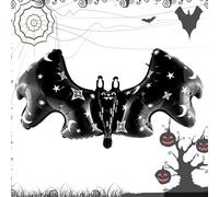 Halloween Balloon - Foil Material | Decorative Electric Hair Brush Shaped Balloon | Fun Party Decoration for Halloween Events, Costume Parties and Spooky Indoor or Outdoor Displays